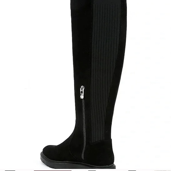 ✅Antonio Melani Pierrcee Suede and Fabric Over-the-Knee Boot - Picture 2 of 5